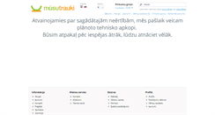 Desktop Screenshot of musutrauki.lv